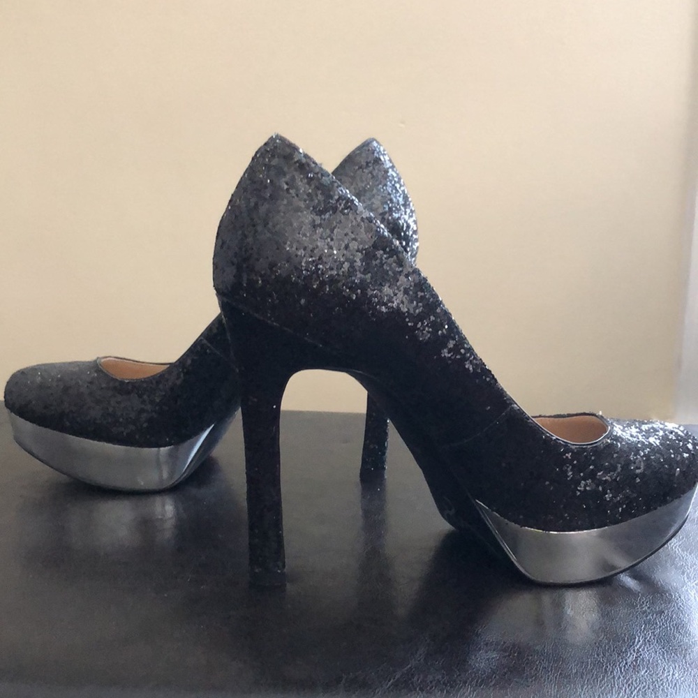 Joan & David Glittered platform heels - Picture 7 of 9